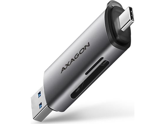 Axagon Cre-Sac Išorinis Usb 3.2 Gen1 Type-C+Type-A 2 Lizdų Sd / Micro Sd