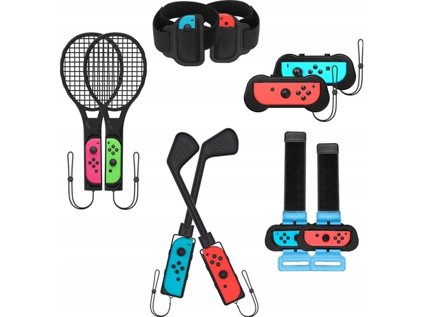 Jys 10In1 Accessory Kit For Joy-Con Nintendo Switch Ns215