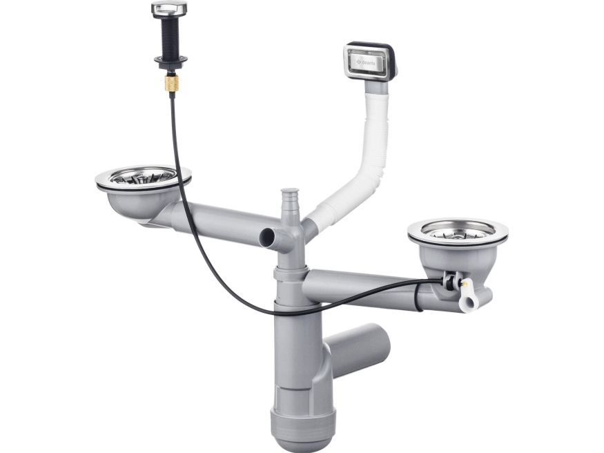 Deante Space-Saver Lux Sifon til granitvaske - Space-Saver