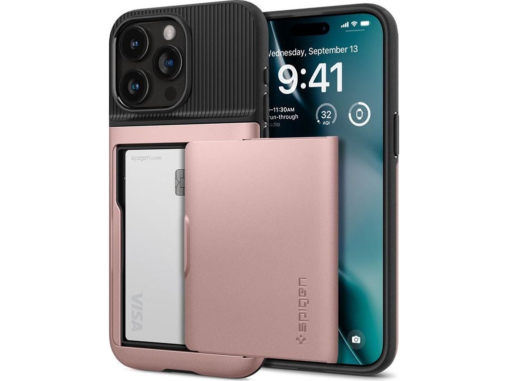 Spigen Slim Armor Cs Cover Til Iphone 15 Pro Max - Pink