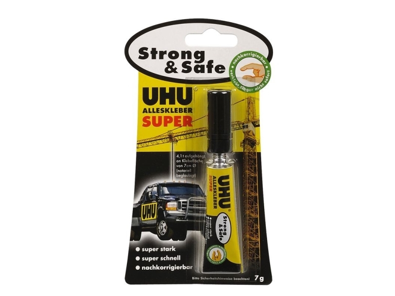 Uhu Alleskleber Super 7G, 7 Ml, Sichtverpackung, 1 Stück(E)