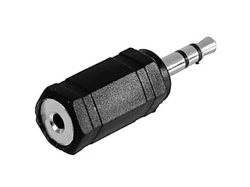 Tru Components Jack-Adapter Jackstik 3,5 Mm - Jacktilslutning 2,5 Mm Stereo Poltal:3 1 Stk