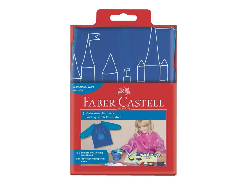 Faber-Castell Maleforklæde med Ærmer til Børn - 5+år - Blå