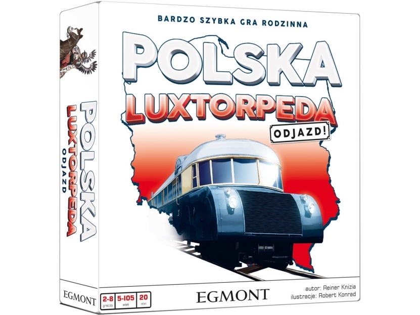 ISBN Polska Luxtorpeda - odjazd, Oplysende, Polsk