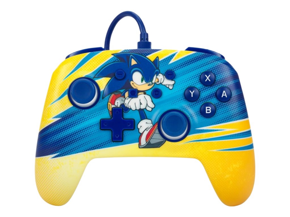 PowerA - Spelkontroll - kabelansluten - Sonic Boost - för Nintendo Switch, Nintendo Switch OLED | Spel - Joystick och spelkontroller - Joysticks | GameStuff