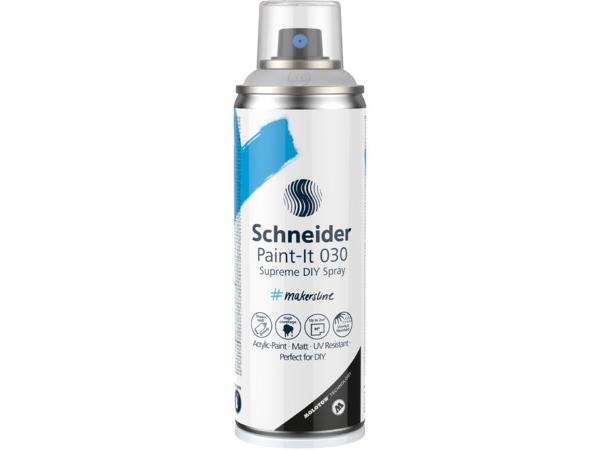 Schneider Schreibgeräte Paint-It 030 Supreme Diy Spray, 200 Ml, Matte, Sprühdose