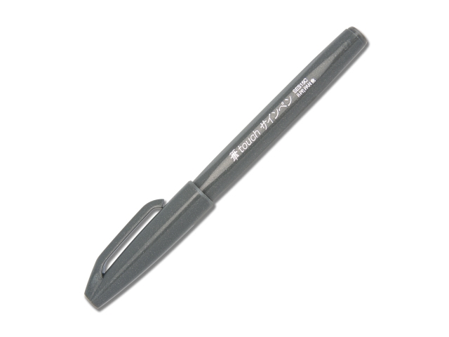 Pentel SES15C-N, Grå, Grå, Rund, Vandbaseret blæk, 1 stk