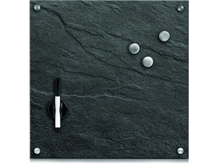Zeller lasinen muistilista 40x40cm, antrasiitti