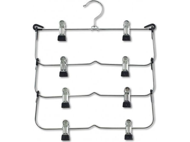 Zeller bøjleholder til bukser (tøjholder) til 4 par bukser