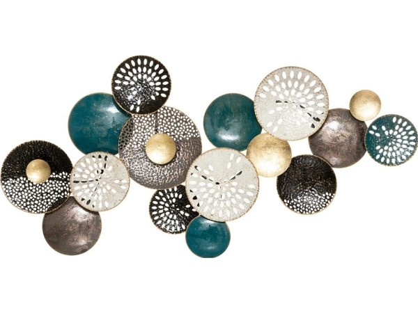 Atmosphera Metallinen seinäkoriste Lison 135x66 cm