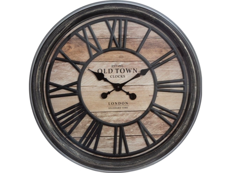 Atmosphera 3D-Altstadt Wanduhr 50 Cm