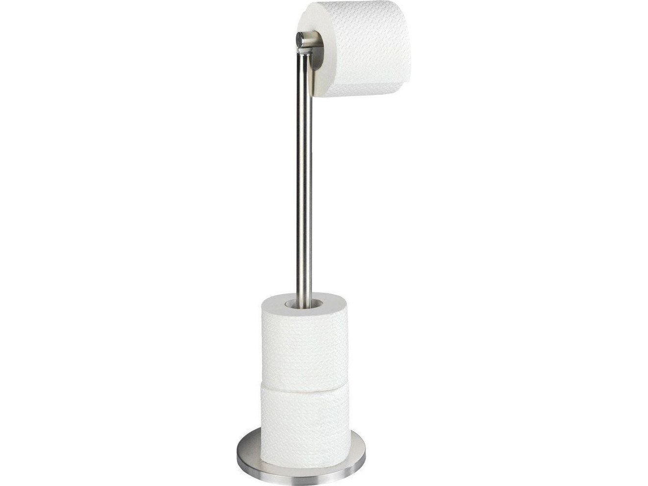 Vonios tualeto ritininis stovas, konstrukcija su rankena ir strypu 4 papildomiems rulonams - WENKO