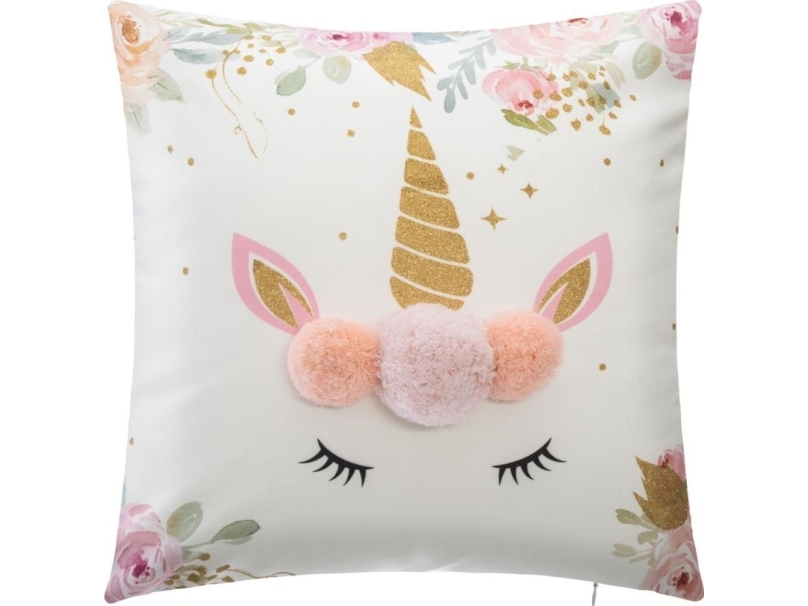 Atmosphera Weißes Dekokissen Für Baby Einhorn