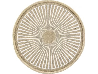 Douceur d`Interieur SOLEIMIO Creme rund pude ¶ 38