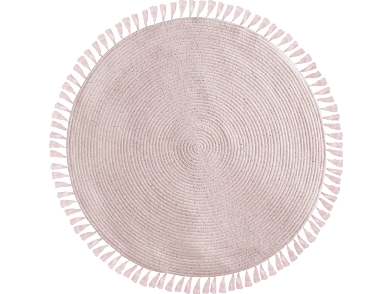 Heminredning Lurex fransig rund matta 90 cm | Baby & barn - Textil och kläder | GameStuff