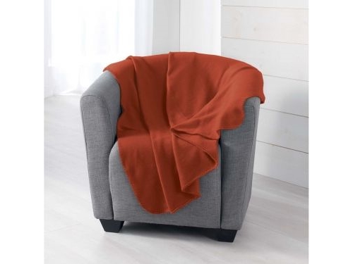 Douceur D`Interieur Koc Pled Milou - Miedziany 125X150