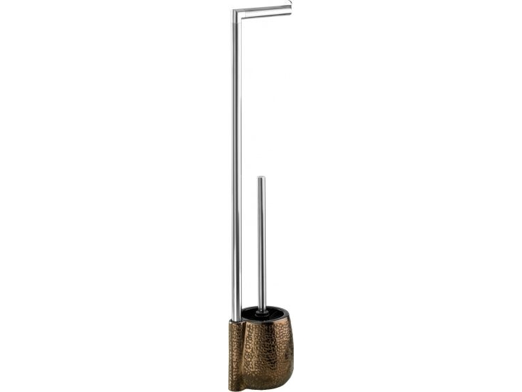Wenko Toilettenpapierhalter Und Bürste Marrakesh 72 Cm Edelstahl Bronze