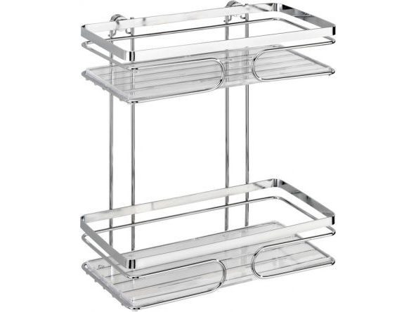 Wenko Duschkorb Premium Duschständer 24 X 27 X 13,5 Cm Chrom Silber