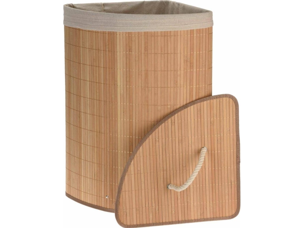 Storage Solutions Wäschekorb Ecke Wäschekorb Bambus Braun