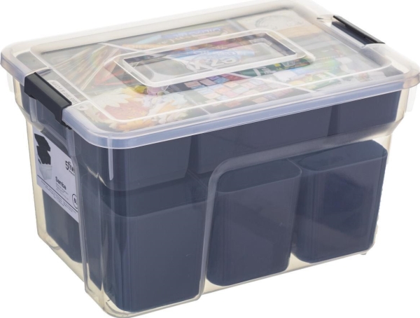 5Five Kunststoffbehälter Mit Deckel Organizer Box