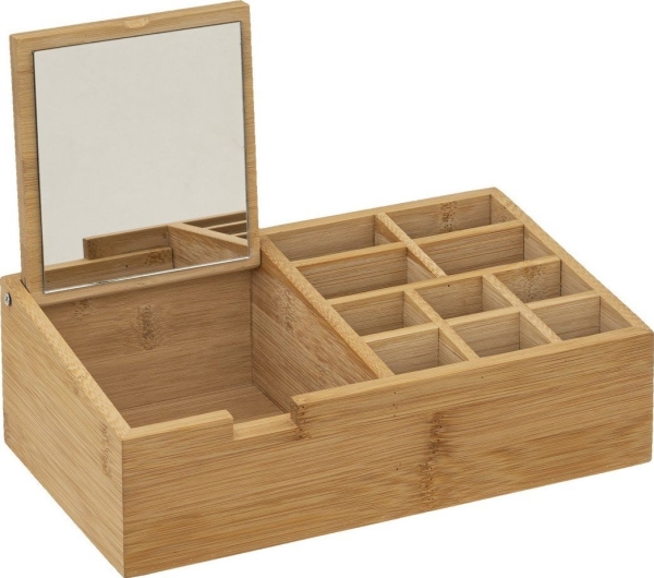 5Five Schatulle Schmuck Organizer Kosmetik Bambus