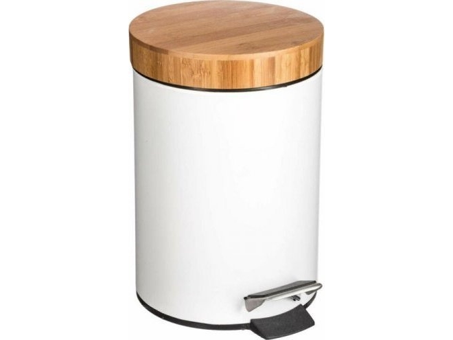 Pedal papperskorg 5five vit (140801) | Rengöring - Avfallshantering - Hinkar & tillbehör | GameStuff