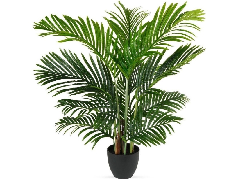 Vilde Kunstig plante i potte dekorativ palme areca 95 cm
