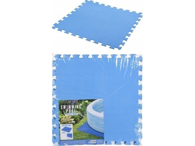 Koopman Allasvaahtomatto sininen 50x50 cm 9 kpl.