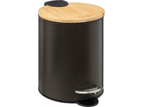 Papierkorb 5Five Papierkorb Modern 3L Schwarz