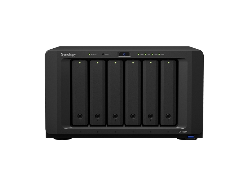 Synology Disk Station Ds1621+ - Nas-Server - Hdd - Raid Jbod - Gigabit Ethernet - Iscsi Støtte