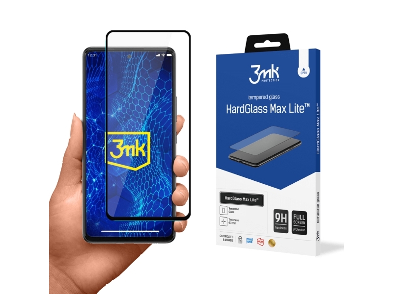 3Mk Hardglass Max Lite Für Samsung Galaxy A53 5G Schwarz