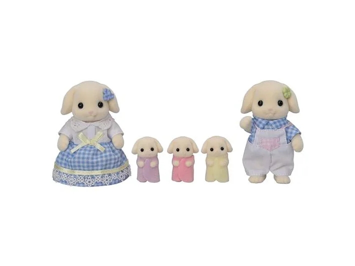 Sylvanian Families Flora Rabbit Family | Leksaker - Figurer & Dockor | GameStuff