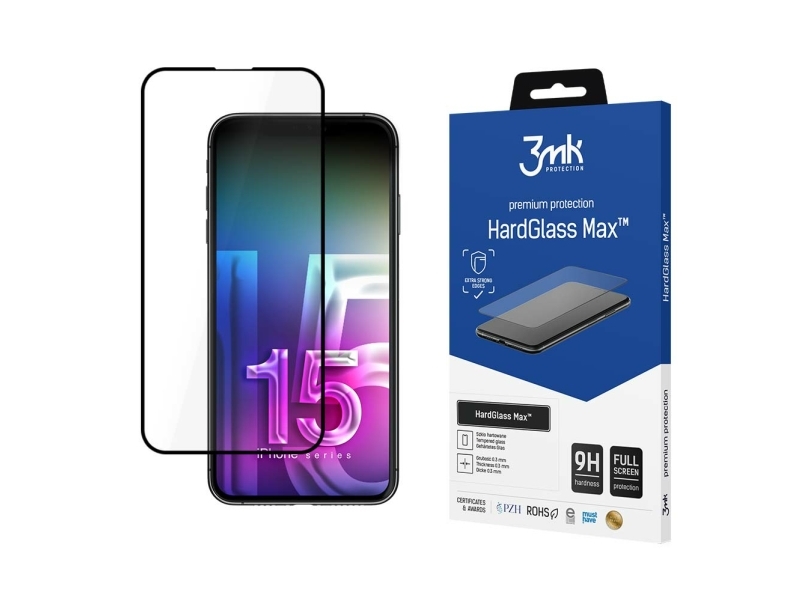 3Mk Hardglass Max, Iphone 15 Plus, 1 Stk