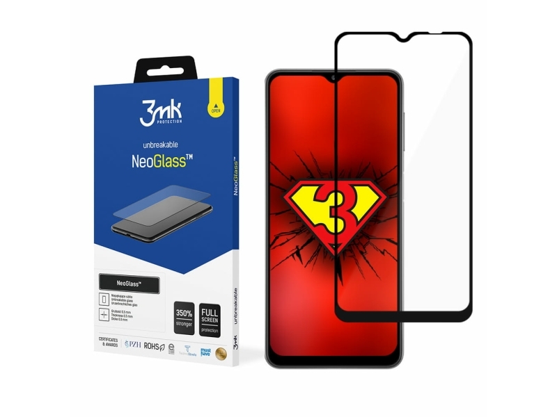 3Mk Neoglass Samsung A22 5G Schwarz/Schwarz