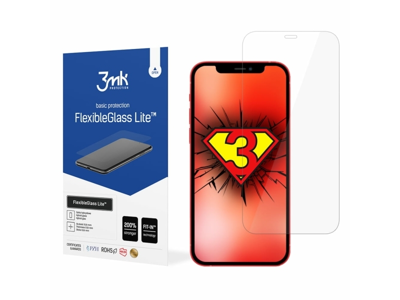 3Mk Flexibleglass Lite, Iphone 12 Pro Max, 1 Stück(E)