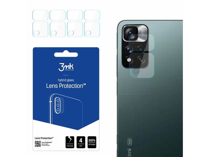 3Mk 3Mk Objektiv Schützen Xiaomi Redmi Note 11 Pro + 5G Schutz Für Kameraobjektiv 4Pcs