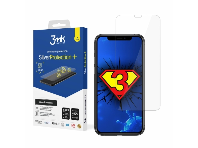 3MK SilverProtection+, iPhone X/XS/11 Pro, 1 styck | Tele & GPS - Mobil tillbehör - Övriga tillbehör | GameStuff