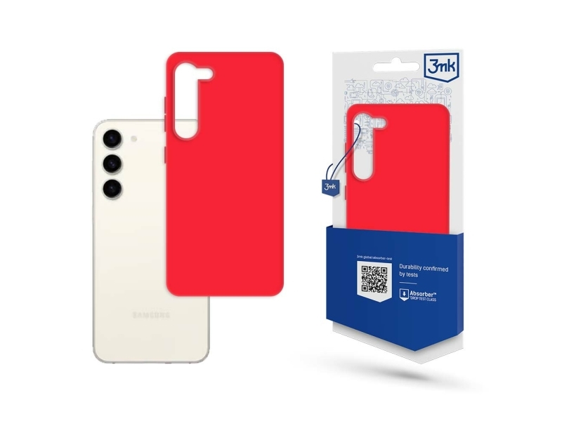3Mk Etui 3Mk Matt Case Samsung Galaxy S23 Czerwony/Strawberry