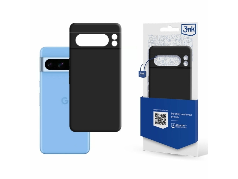 3Mk Matt Case Für Google Pixel 8 Pro - Schwarz