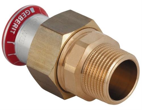 Geb. Mapress FZ union 18mm - Geberit Mapress FZ union med utvändig gänga d18mm R1/2 G3/4 | VVS Artiklar - Rör & Kopplingar - Tryckrör och rördelar | GameStuff