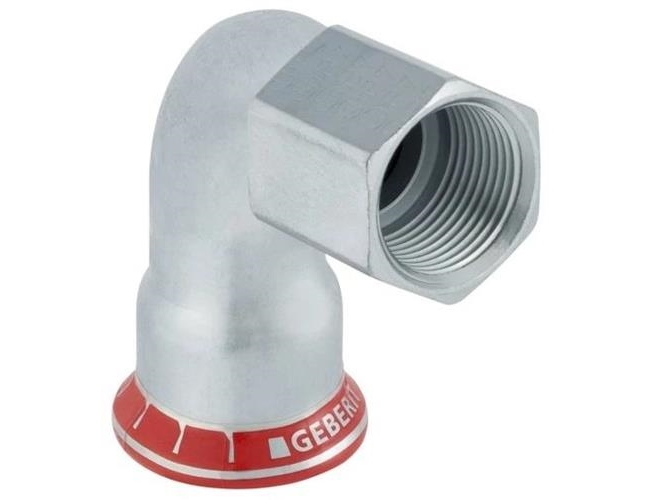 Geb. Mapress FZ vink 22x1/2 - Geberit Mapress FZ overg.vinkel 90° m/indv.gevind d22mmx1/2 | VVS Artiklar - Rör & Kopplingar - Tryckrör och rördelar | GameStuff