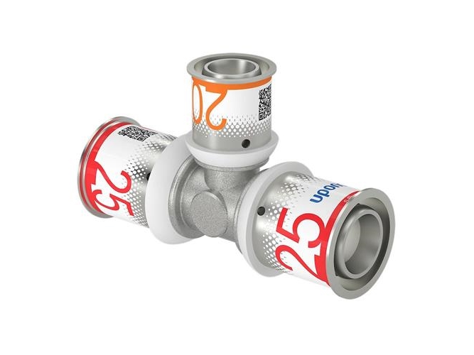 MLC pres T-stk 25-20-25mm - til gulvvarme- og brugsvand- og radiatorsystemer