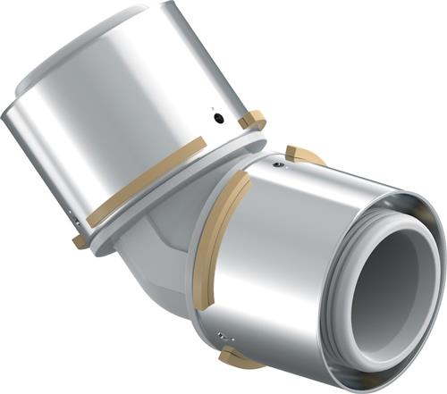 Uponor Presbøjning 45° ppsu uponor 50 x 50 mm