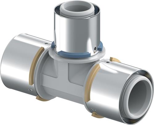 Uponor PPSU MLC press t-stykke 50 x 40 x 50 mm