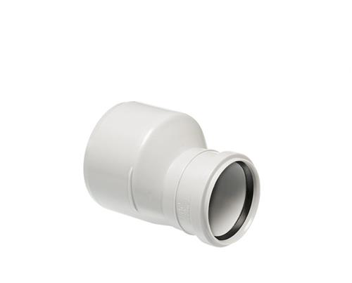 Ljuddämpare/reduktionsdel 110/75 mm M/1Mf | VVS Artiklar - Dränering - Bulleravbrott avlopp | GameStuff