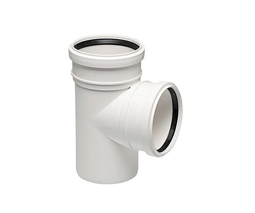 Decibel grenrör 75/75 mm 88,5° | VVS Artiklar - Dränering - Bulleravbrott avlopp | GameStuff