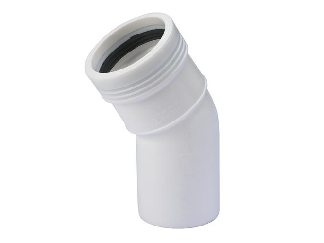 50 mm x 30° Wafix PP bøjning hvid