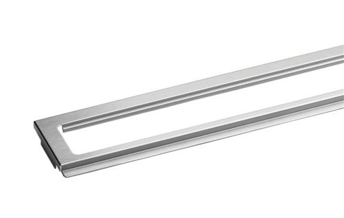 Unidrain Classicline ramme 1000 mm, H 8 mm. Rustfrit stål/Børstet