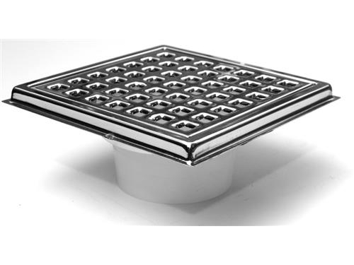 HF Hansen firkantet rist/overdel klinkegulv 155 x 155 x 10 mm