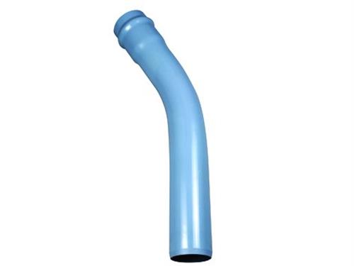 PVC bøjning 45° 63mm PN10 - med fast muffe. Wavin billede